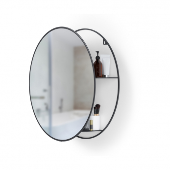 Зеркало настенное Cirko, чёрное, 50 см