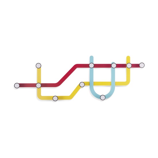 Вешалка Subway, разноцветная