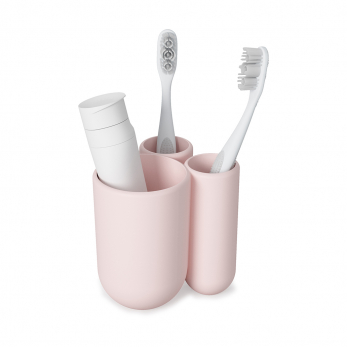 Стакан для зубных щеток Touch розовый