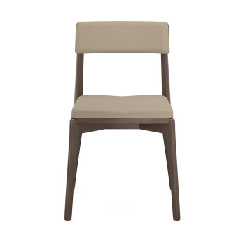 Набор из 2 стульев Latitude Aska, рогожка, венге/бежевый