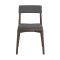 Набор из 2 стульев Latitude Aska, рогожка, венге/темно-серый