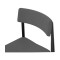 Набор из 2 стульев Latitude Aska, рогожка, черный/темно-серый