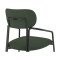 Набор из 2 стульев Latitude Ror, Round, рогожка, черный/зеленый