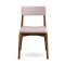 Набор из 2 стульев Latitude Aska, рогожка, венге/розовый