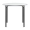 Стол обеденный Latitude Ror, D90 см, черный/серый