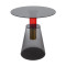 Столик кофейный Bergenson Bjorn Amalie, 60 см, серый/красный