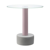 Столик кофейный Bergenson Bjorn Hem, D48 см, розовый