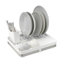 Сушилка для посуды Smart Solutions Atle раздвижная, большая, белая