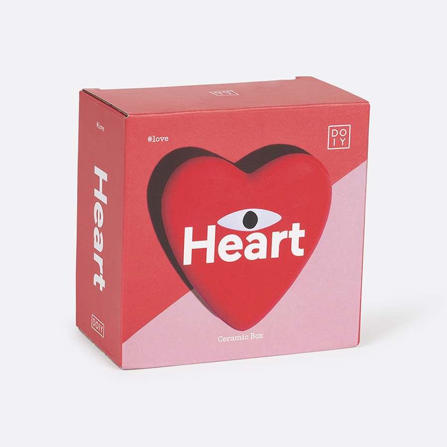 Шкатулка Doiy Heart, 10х10х4 см, красная DYBOXHERE от Doiy за 1 590 руб.  Купить в официальном магазине Umbra