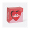 Шкатулка Doiy Heart, 10х10х4 см, красная