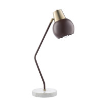 Лампа настольная Bergenson Bjorn Rond, 18х59 см, сливовая