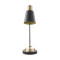 Лампа настольная Bergenson Bjorn Pilwy, 21х62 см, золотистая/черная