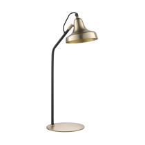 Лампа настольная Enkel Sand, 20х60 см, золотистая/черная