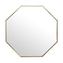 Зеркало настенное Bergenson Bjorn Raffin, 51х51 см, золотое