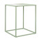 Столик кофейный Bergenson Bjorn Mayen, 45х45 см, белый/зеленый