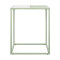 Столик кофейный Bergenson Bjorn Mayen, 45х45 см, белый/зеленый