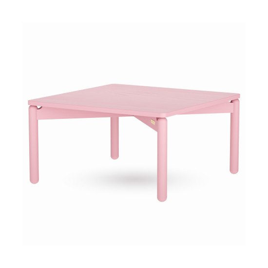 Столик кофейный Latitude Saga, 75х75 см, розовый
