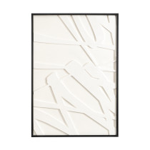Панно декоративное Bergenson Bjorn Minimalism 3D, 70х100 см, белый\бежевый