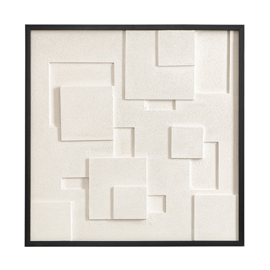 Панно декоративное Bergenson Bjorn Minimalism 3D, 60х60 см, бежевый