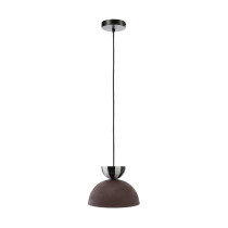 Светильник подвесной Bergenson Bjorn Anniken, 31х24 см, черный/белый/сливовый