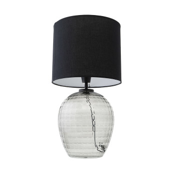 Лампа настольная Bergenson Bjorn Mirage, 24 см, черный абажур