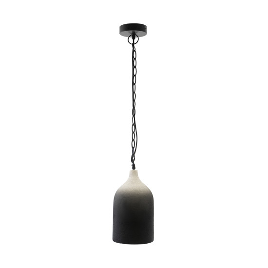 Светильник подвесной Bergenson Bjorn Sustainable, 22х39 см, черный/белый