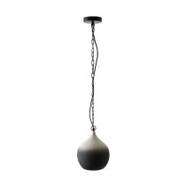 Светильник подвесной Bergenson Bjorn Sustainable, 33х38 см, черный/белый