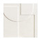Панно декоративное Bergenson Bjorn 3D Minimalism, 60х60 см, белый\бежевый
