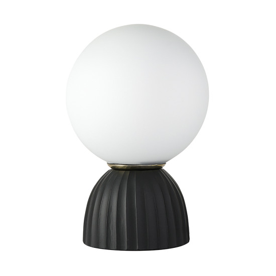 Лампа настольная Bergenson Bjorn Texture Moon, 20х29 см, черная