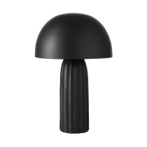 Лампа настольная Bergenson Bjorn Texture Sleek, 24х37 см, черная