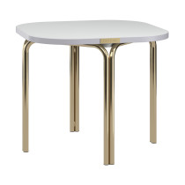 Столик кофейный Latitude Ror, 50х50 см, латунь/серый
