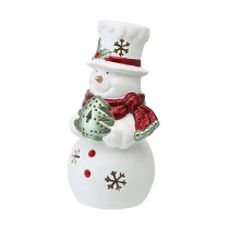 Декор новогодний с подсветкой Tkano New Year Essential Classy Snowman, 19,5 см