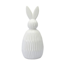 Декор из фарфора Tkano Essential Trendy Bunny, 9,2х9,2x22,6 см, белый